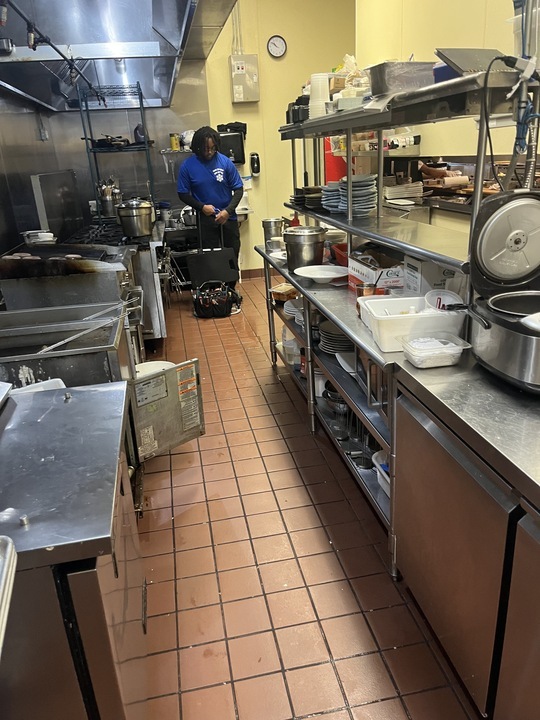 Cook Heating and Air technician at work