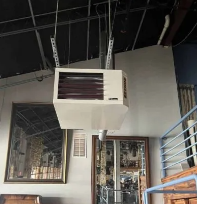 Completed HVAC installation project