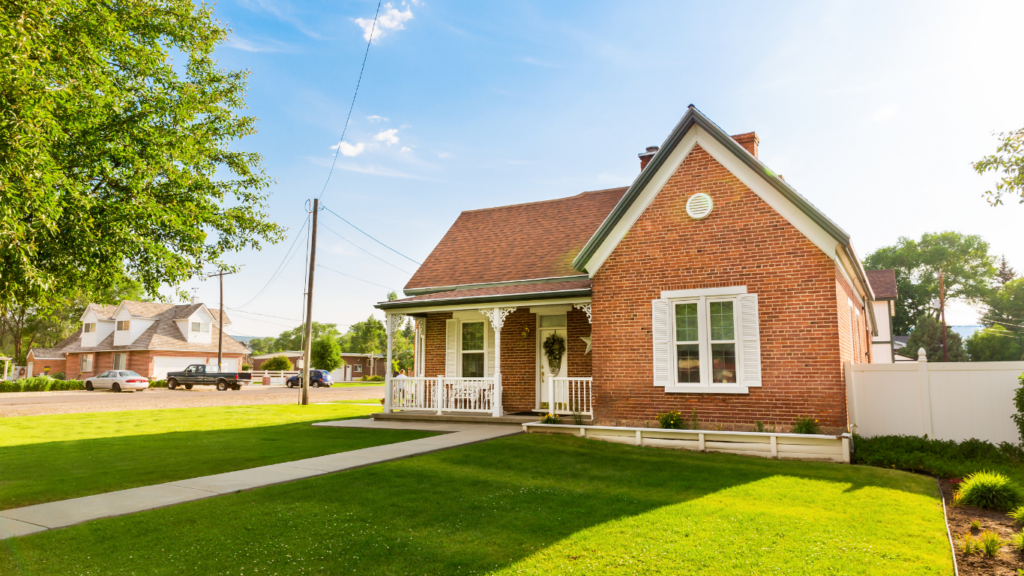 Charming brick house with porch